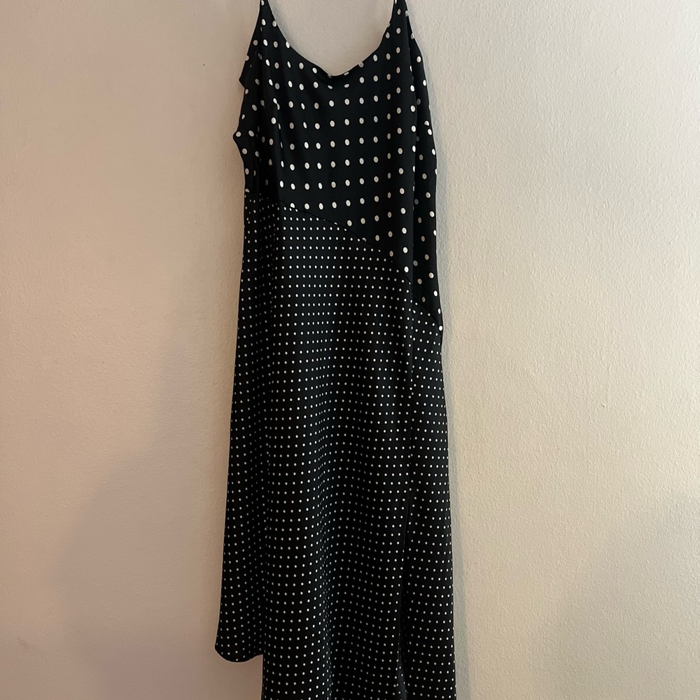 A New Day Satin Midi Dress